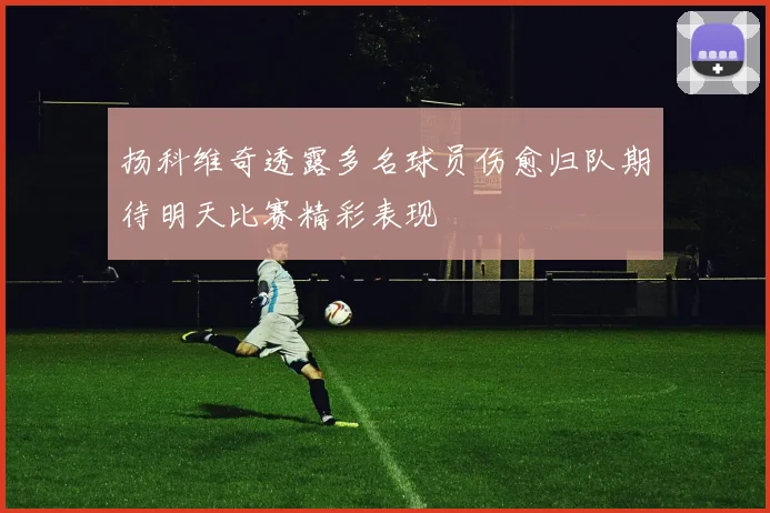 扬科维奇透露多名球员伤愈归队期待明天比赛精彩表现